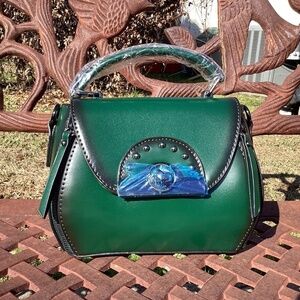Elegant Green Shoulder Bag